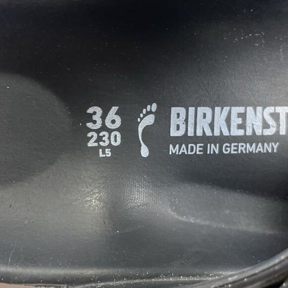 Birkenstock Arizona EVA Slide Sandals Womens Size 36 US Size 5-5.5 Black Buckle - Picture 8 of 9